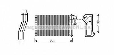 AVA QUALITY COOLING pe6340 -  Теплообменник, отопление салона